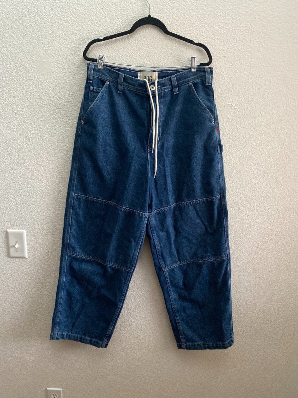 BDG x Urban Outfitters Baggy Double Knee Utility Jeans Size Medium Oversized